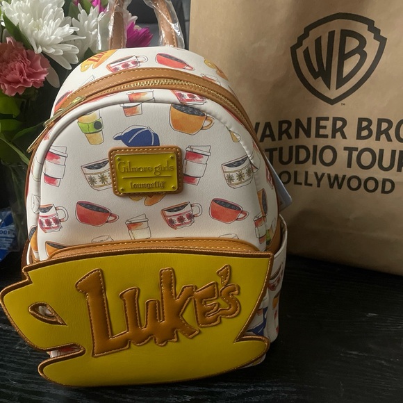 Loungefly Handbags - WB Studios Exclusive Rare Gilmore Girls Luke’s Diner Mini Backpack By Loungefly